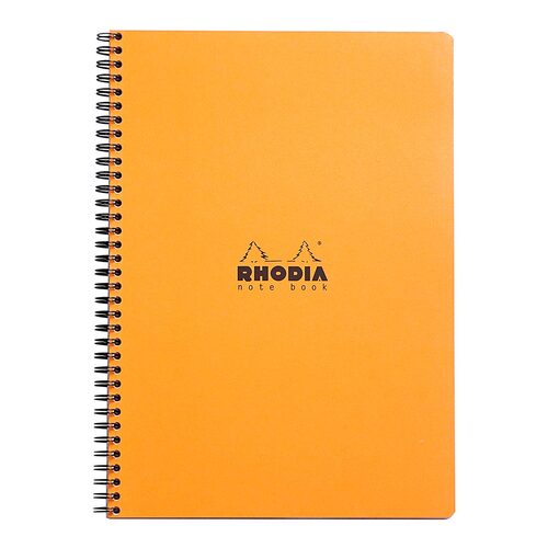 Rhodia Classic Notebook Spiral A4+ Lined Orange