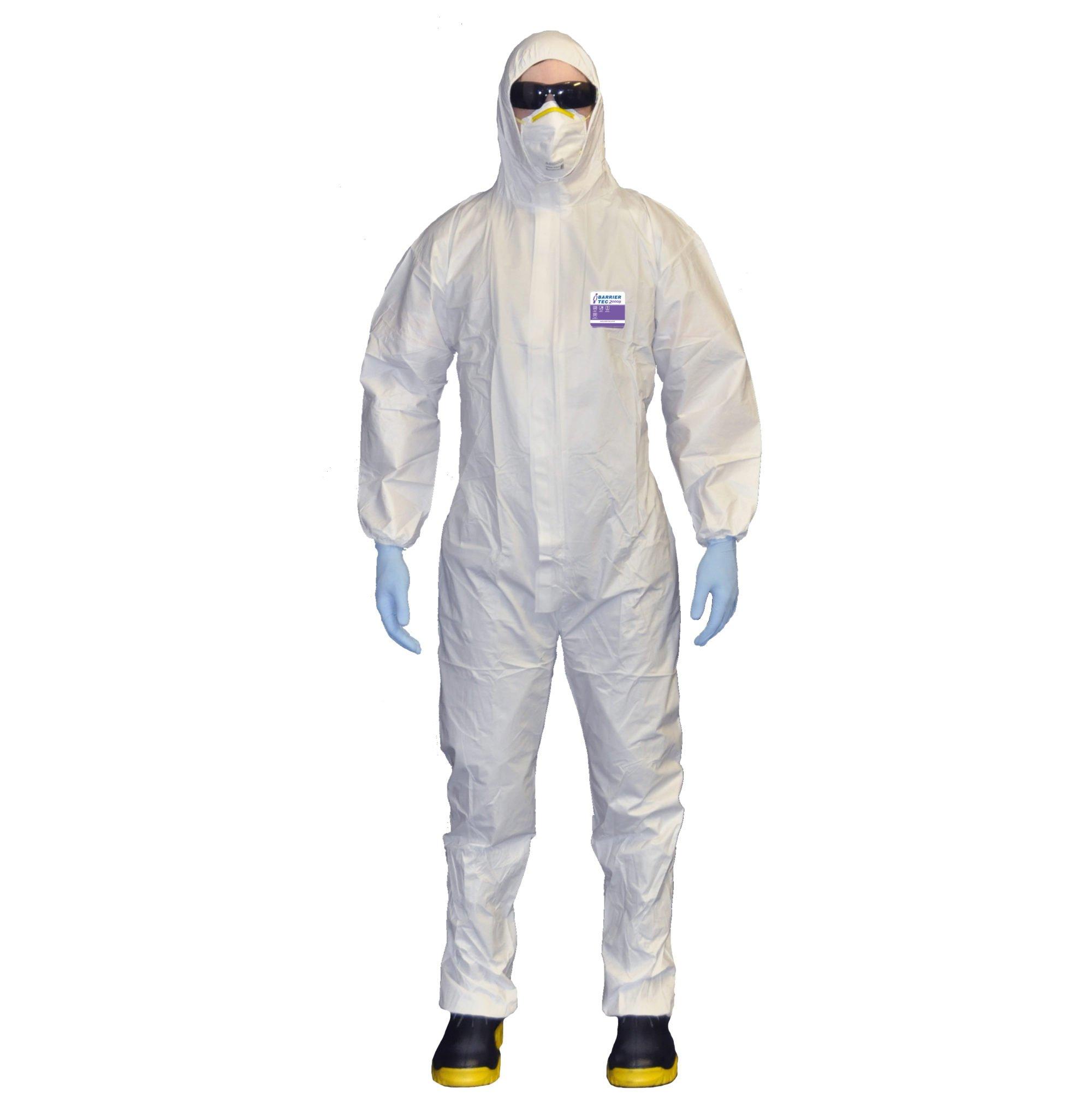 Disp Coveralls Barrier-Tec 2000B, Microporus, Brea-Size S