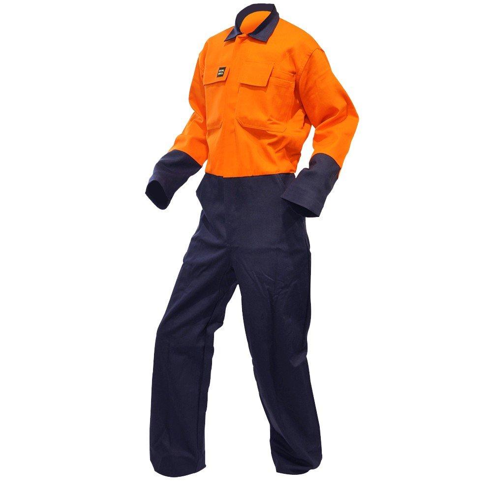 Fr Overall, 320Gsm, Orange/Navy, Do.12 Cal-Size 6
