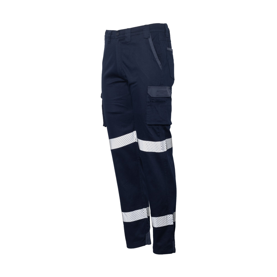 220Gsm Light Cargo Trousers, Ripstop, Navy With Ta-Size 92