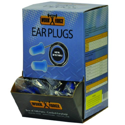 Earplug-Foam, Bell Shape, Metal Detectable, Box100