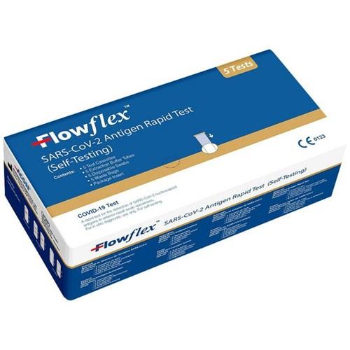 Rapid Antigen Test Safety Kitacon Flowflex Pack 5