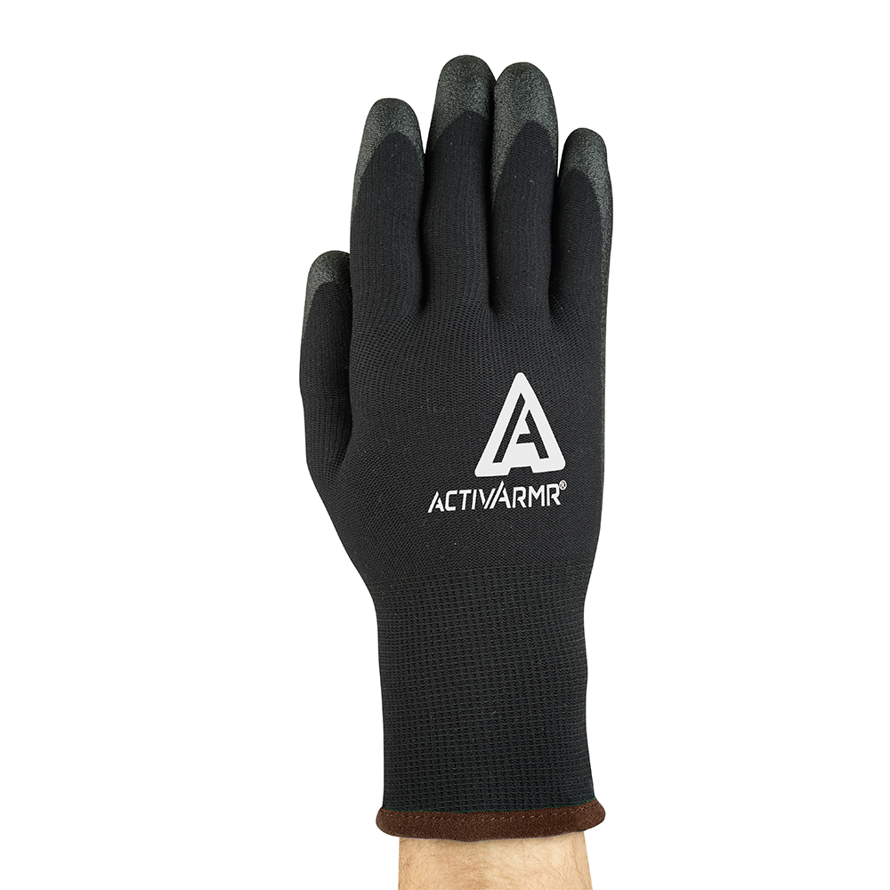 Ansell ActivArmr 97-631 PVC-Coated Cold-Resistant Gloves – Excellent Grip and Dexterity in Low Temperatures - M