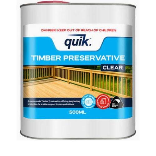 Timber Preservative Concentrate Clear 500ml x 24 - QUIK