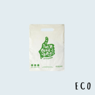 Compostable Punched Handle Shopping Bags NZ | Insinc