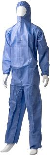 SMS Coverall Type 5/6 - Blue, 2XL, 50gsm *Breathable Coverall - Matthews