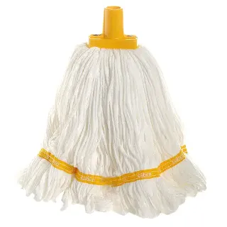 Sabco 350G Microfibre  Round Mop Head  Yellow 