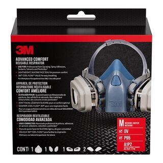 3M Respirator Pro Paint 7512PA1-A-PS Medium