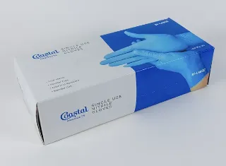 Nitrile Gloves Blue 240mm Small - Coastal