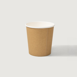 Round Paper Cup 24oz Kraft - IKON